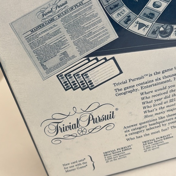 TRIVIA PURSUIT MASTER GAME No. 7 GENUS EDITION - Brand New / Sealed! 1981 - Picture 5 of 13